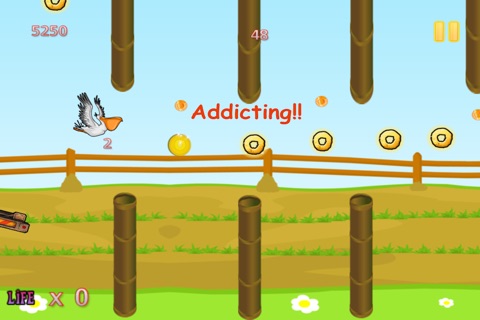 Falling Bird Escape Challenge - Escape If You Can  With Floppy Happy Smashy Bird screenshot 2