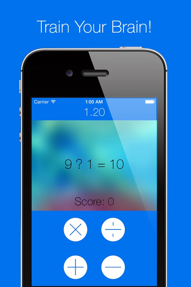 Math Game Brain Trainer with Addition, Subtraction, Multiplication & Division, also one of the Best Free Learning Games for Kids, Adults, Middle School, 3rd, 4th, 5th, 6th and 7th Grade screenshot 3