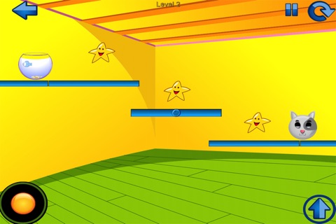 Bouncy Cat Lite - A Physics Adventure screenshot 2
