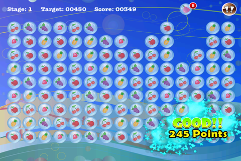 Popstar Fruit Bubble Match screenshot 4