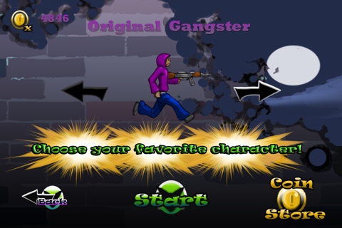 Gangsters vs Aliens - Free Cool Shooting Runner Game screenshot 3