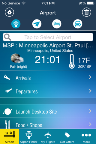 Minneapolis Airport (MSP) Info screenshot 2