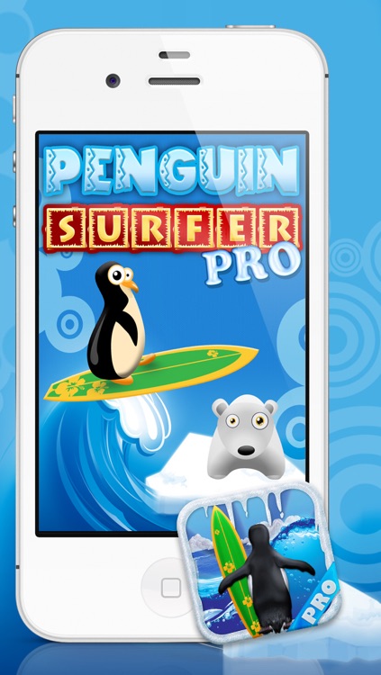 Penguin Surfer PRO FREE - A Fun Kids Game!