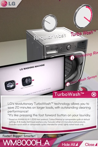 LG Turbowash ™ 3D AR App screenshot 2