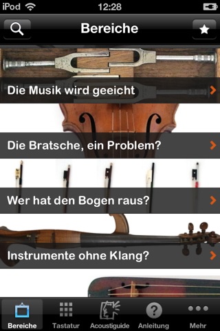 MKG-Patente Instrumente - Schnabelflöten, Trichtergeigen und andere Erfindungen – Acoustiguide App screenshot 2