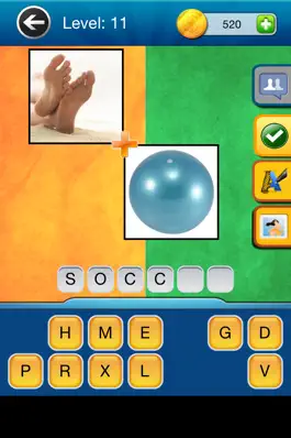 Game screenshot pics 1+1 - Guess the pic apk