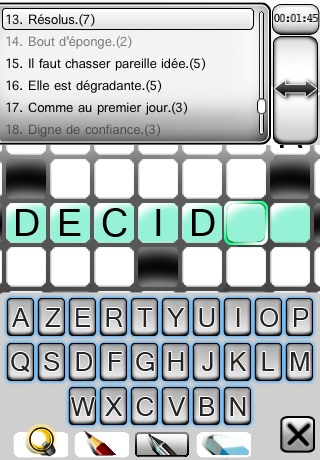 Mots Croisés screenshot 4