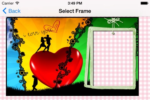 Romantic Photo Frames screenshot 3