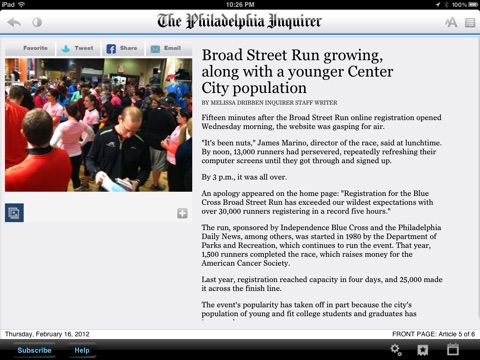 The Philadelphia Inquirer screenshot 2