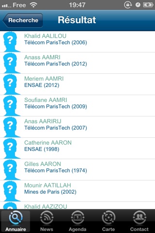 ParisTech Forum screenshot 2