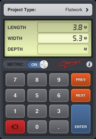 Ozinga Concrete Calculator screenshot 2