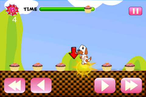 Dog Cake Bouncing Mania - Puppy Bounce Cupcake Jump Free screenshot 2