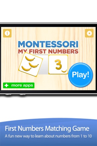 Matching Game - My First Numbers