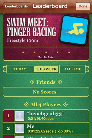 Swim Meet: Finger Racing screenshot 4