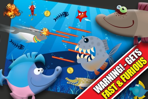 Shark Attacks! : The Fast Fish Underwater Shooting Game - By Dead Cool Apps screenshot 4
