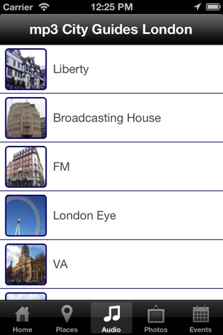 mp3 City Guides London screenshot 3