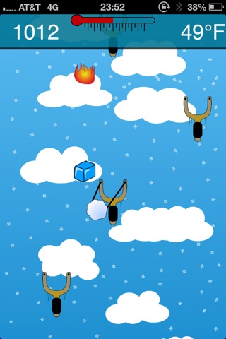 SlingBall - Slingshot Snowball screenshot 3