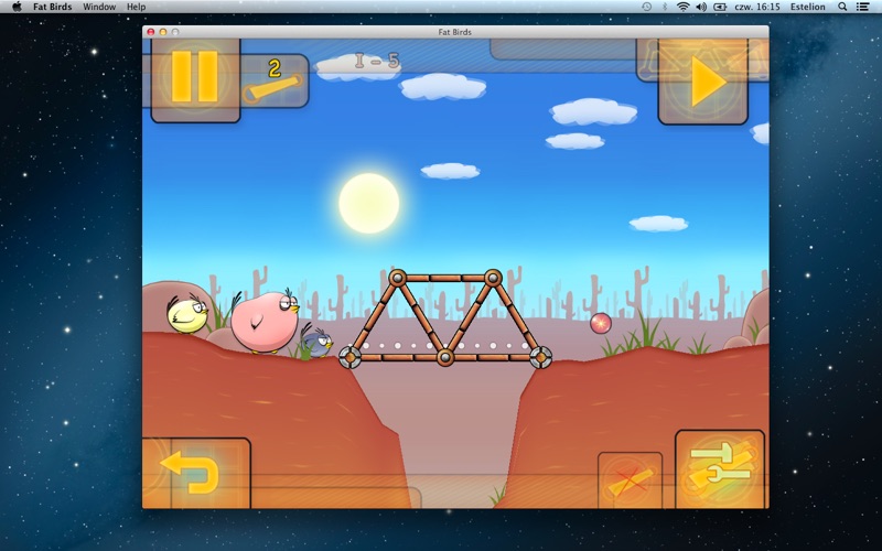 Screenshot #1 pour Fat Birds Build a Bridge!