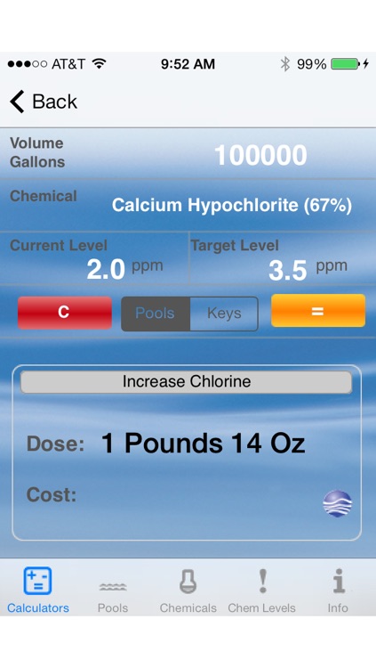 Pool Chemical Dosing
