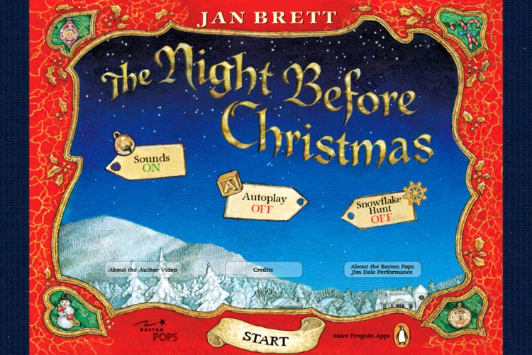 Jan Brett’s The Night Before Christmas.