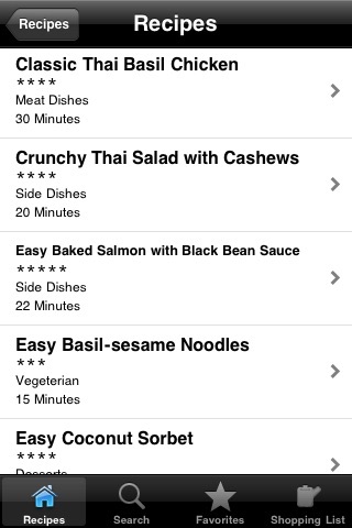Thai Recipes Collection screenshot 2