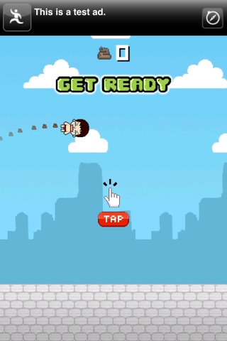 Flappy Crapper - Adventure Of Bird Man screenshot 2