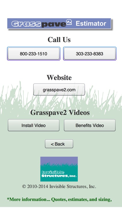 Grasspave2 Estimator