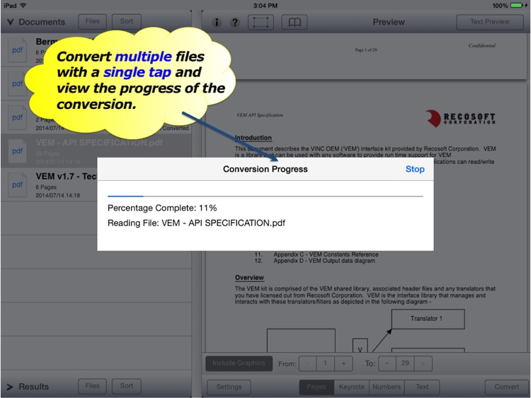 PDF2Office OCR for iWork - Pages, Keynote, Numbers