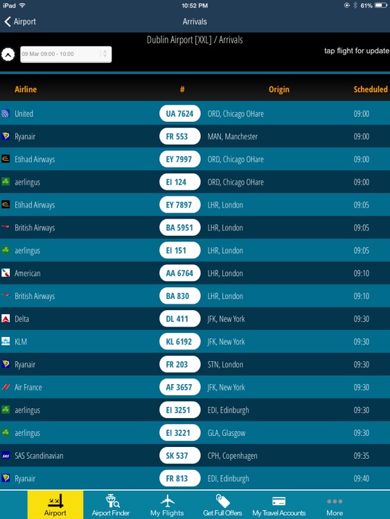 Dublin Airport + Flight Tracker