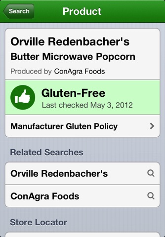 GF Overflow - Gluten Free Product Search screenshot 2