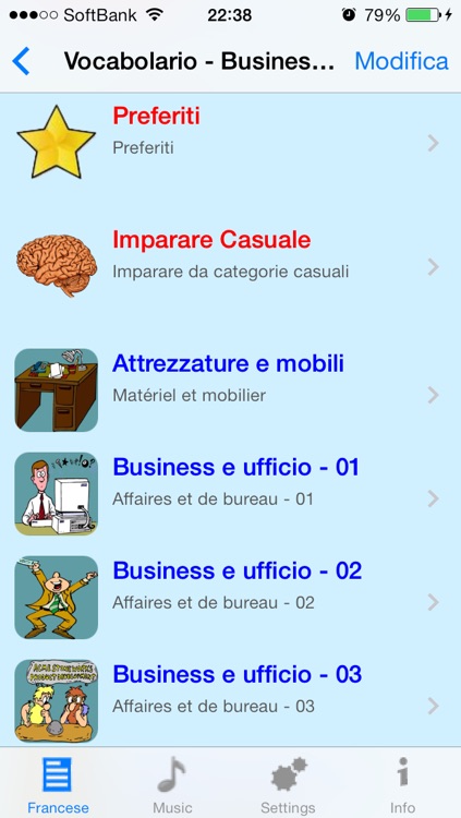 Francese - Talking Italian to French Phrase Book screenshot-3