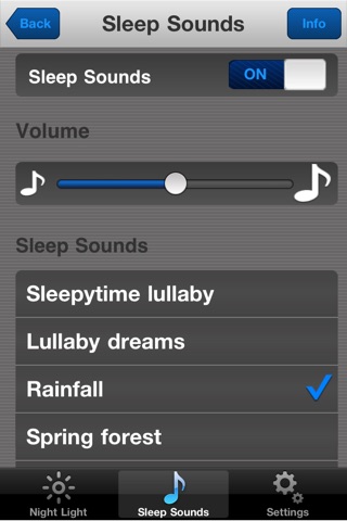 Nightlight + Lullaby songs & Sleep sounds screenshot 3