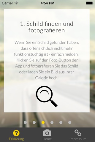 Schilder Melde-App screenshot 2