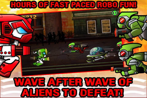 Robots Vs. Aliens - Free Action Game screenshot 3