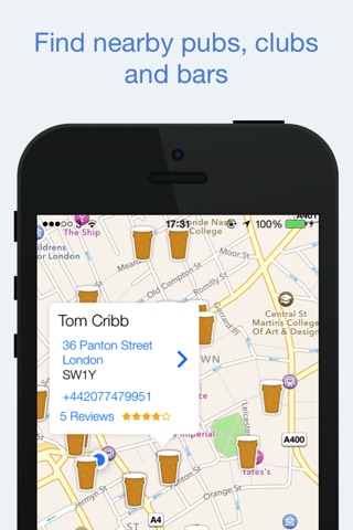 Pub Compass - Find Nearby Pubs, Clubs and Bars screenshot 3