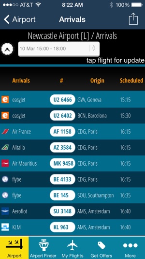 Newcastle Airport-Flight Tracker(圖3)-速報App