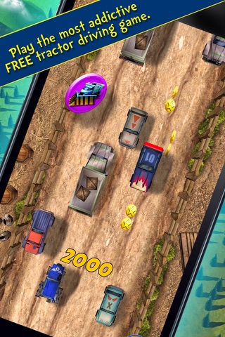 Best Farm Tractor Driving Fun: 3D Endless Free Arcade Vehicle Driver Game with Racing and Cargo Delivery screenshot 2