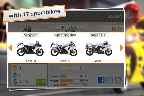 Drag Racing: Bike Edition screenshot 2