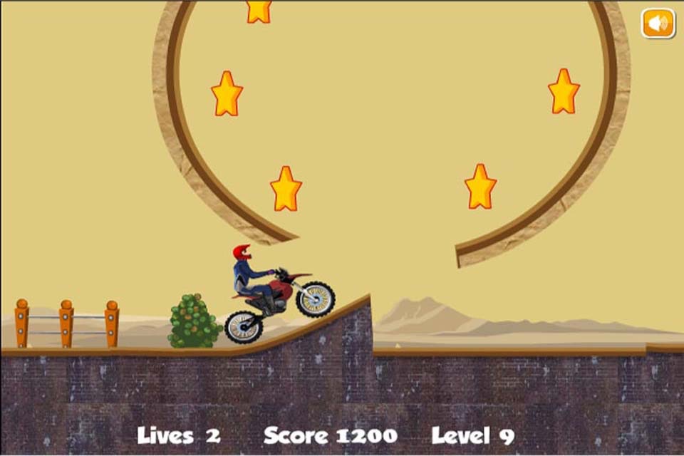 Down Hill Crazy Moto Racing screenshot 2