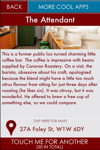 Best Independent London Coffee Shop Cafe Guide - Adviser Map screenshot 2