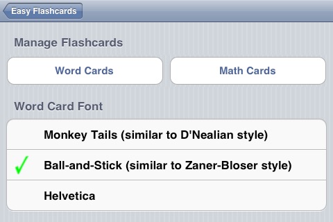 Easy Flashcards for iPhone screenshot 3