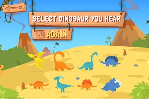 ABC Baby Dinosaur Park - 3 in 1 Game for Preschool Kids – Learn Names of Jurassic Animals screenshot 2