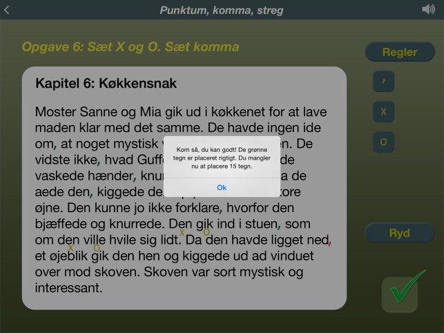 Punktum, komma, streg - grundlæggende grammatikopgaver(圖5)-速報App