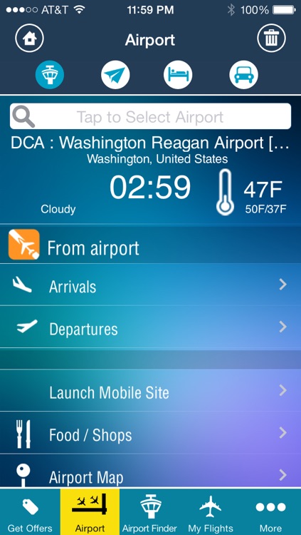 Washington Reagan National Airport-Flight Tracker DCA