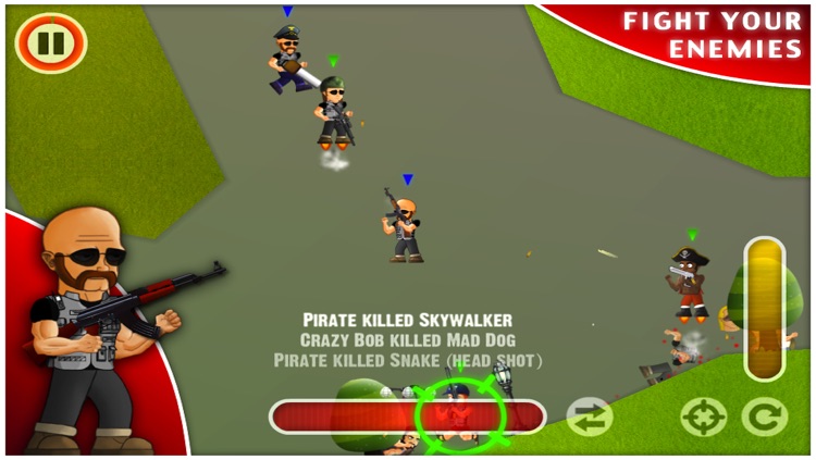 Mini Wars: Real-time side-scroller shooter