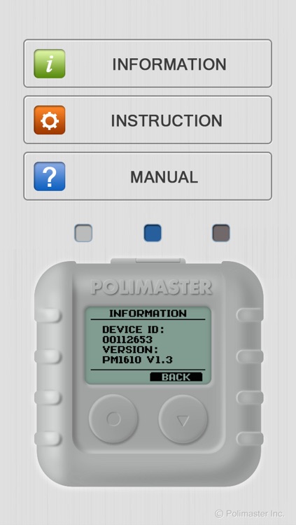 Polimaster PM1610 Interactive Manual