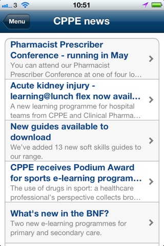CPPE – Centre for Pharmacy Postgraduate Education screenshot 2