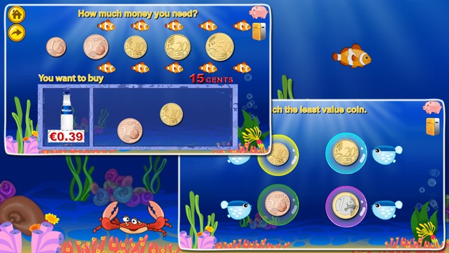 Euro€(LITE): Coin Math for kids, educational  learning games(圖3)-速報App