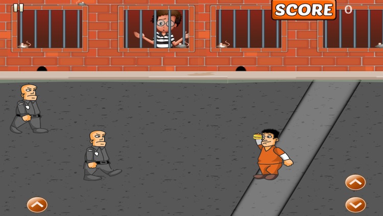 Prisoner Food Fight - Jail Hero Orange Defender