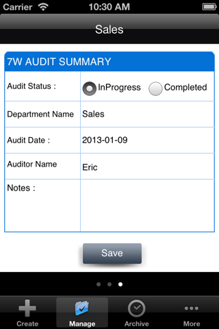 7w audit app on cloud - Lean tools Kaizen screenshot 2
